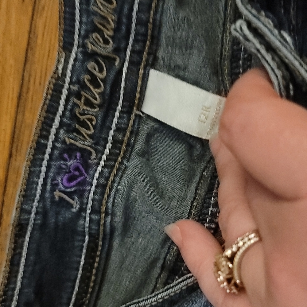Girl's sz 12 reg jean bundle Justice & Levi's - Picture 2 of 9